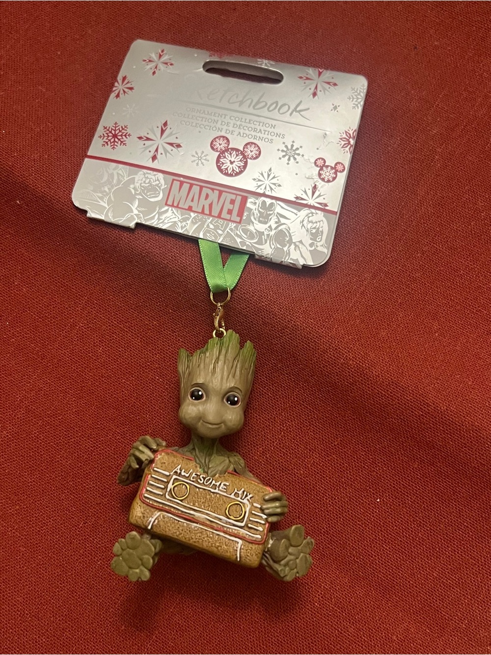 Disney Marvel Groot Christmas Ornament